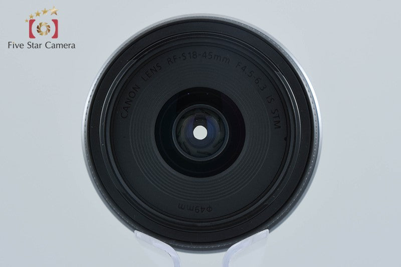 中古】Canon キヤノン RF-S 18-45mm f/4.5-6.3 IS STM ブラック – Five