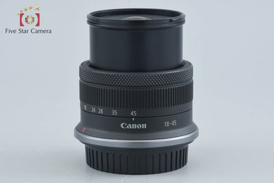 【中古】Canon キヤノン RF-S 18-45mm f/4.5-6.3 IS STM ブラック