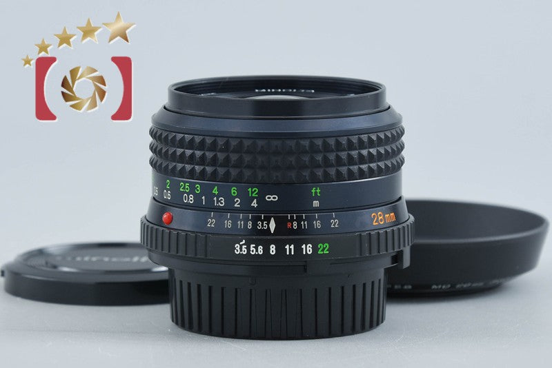 【中古】MINOLTA ミノルタ MD W.ROKKOR 28mm f/3.5