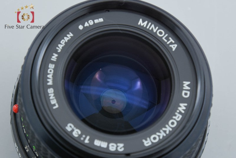 中古】MINOLTA ミノルタ MD W.ROKKOR 28mm f/3.5 – Five Star Camera