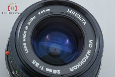 【中古】MINOLTA ミノルタ MD W.ROKKOR 28mm f/3.5
