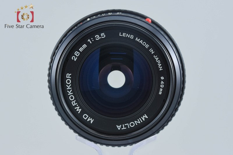 中古】MINOLTA ミノルタ MD W.ROKKOR 28mm f/3.5 – Five Star Camera