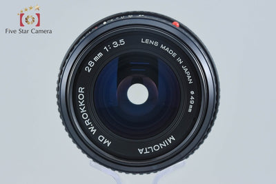 【中古】MINOLTA ミノルタ MD W.ROKKOR 28mm f/3.5