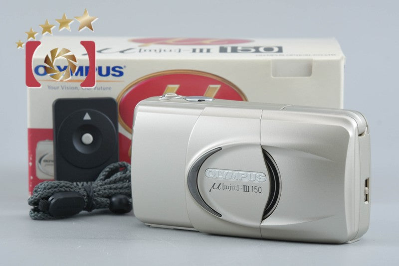 【中古】OLYMPUS オリンパス μ[mju:]-III ミューIII 150 コンパクトフィルムカメラ 元箱付き