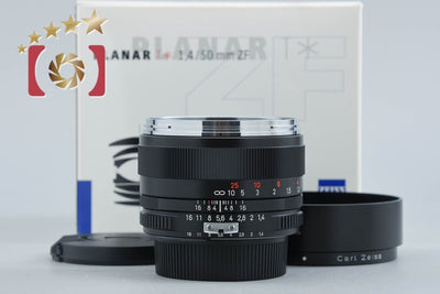 【中古】Carl Zeiss カールツァイス Planar 50mm f/1.4 ZF T* ニコン用 元箱付き