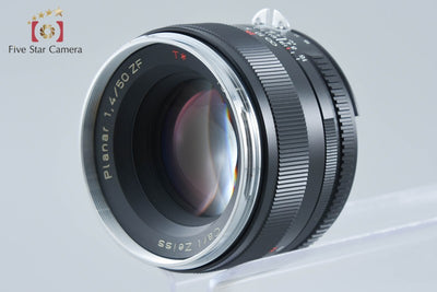 【中古】Carl Zeiss カールツァイス Planar 50mm f/1.4 ZF T* ニコン用 元箱付き