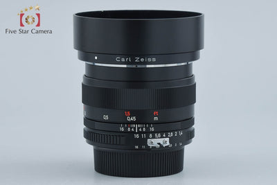 【中古】Carl Zeiss カールツァイス Planar 50mm f/1.4 ZF T* ニコン用 元箱付き