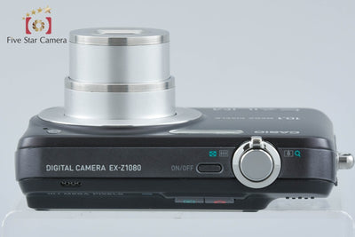 【中古】Casio カシオ EXILIM ZOOM EX-Z1080 ブラック コンパクトデジタルカメラ