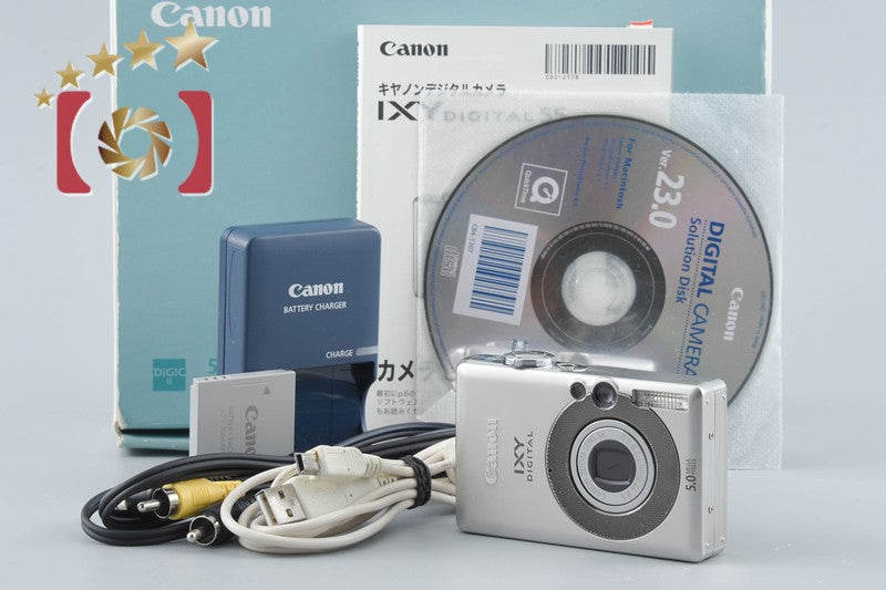 【中古】Canon キヤノン IXY Digital 55 コンパクトデジタルカメラ 元箱付き