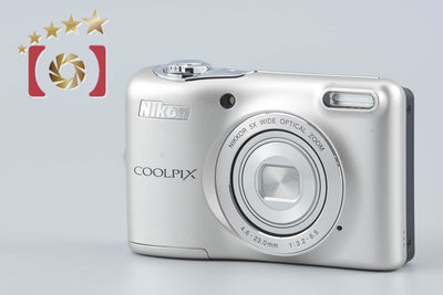 【中古】Nikon ニコン COOLPIX L32 シルバー コンパクトデジタルカメラ