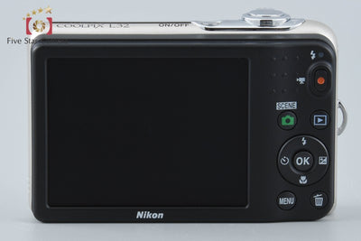 【中古】Nikon ニコン COOLPIX L32 シルバー コンパクトデジタルカメラ