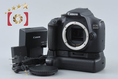 【中古】Canon キヤノン EOS 2000D ブラック デジタル一眼レフカメラ