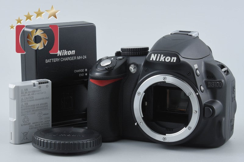【中古】Nikon ニコン D3100 ブラック デジタル一眼レフカメラ シャッター回数僅少