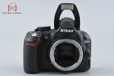 【中古】Nikon ニコン D3100 ブラック デジタル一眼レフカメラ シャッター回数僅少