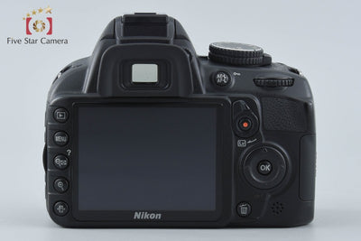 【中古】Nikon ニコン D3100 ブラック デジタル一眼レフカメラ シャッター回数僅少