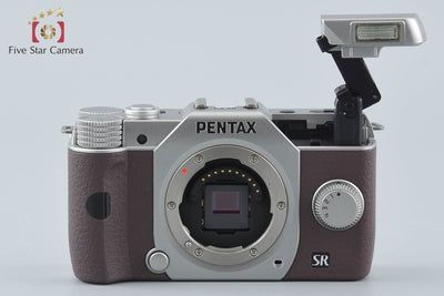 【中古】PENTAX ペンタックス Q10 シルバーブラウン + SMC 15-45mm f/2.8 ED IF 06 TELEPHOTO ZOOM シャッター回数僅少