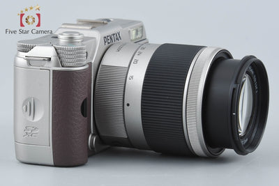 【中古】PENTAX ペンタックス Q10 シルバーブラウン + SMC 15-45mm f/2.8 ED IF 06 TELEPHOTO ZOOM シャッター回数僅少