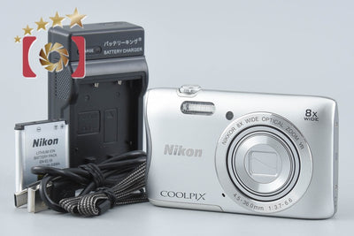 【中古】Nikon ニコン COOLPIX S3700 シルバー コンパクトデジタルカメラ