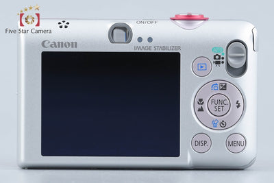 【中古】Canon キヤノン IXY Digital 110 IS レッド コンパクトデジタルカメラ