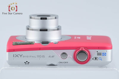 【中古】Canon キヤノン IXY Digital 110 IS レッド コンパクトデジタルカメラ