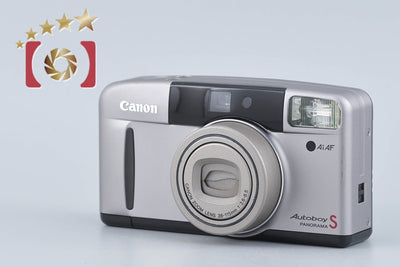 【中古】Canon キヤノン Autoboy S PANORAMA グレージュチタン コンパクトフィルムカメラ