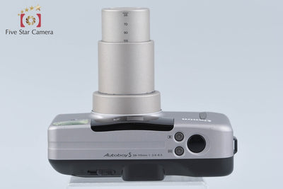 【中古】Canon キヤノン Autoboy S PANORAMA グレージュチタン コンパクトフィルムカメラ