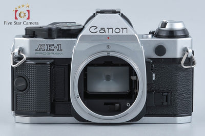 【中古】Canon キヤノン AE-1 PROGRAM シルバー フィルム一眼レフカメラ