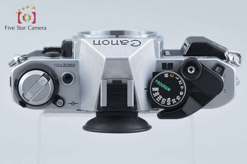 Canon AE-1 PROGRAM 本体 フィルム一眼レフカメラ 動作未確認 中古】Canon キヤノン AE-1 PROGRAM シルバー フィルム一眼レフカメラ