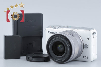 【中古】Canon キヤノン EOS M10 EF-M 15-45 IS STM レンズキット ホワイト