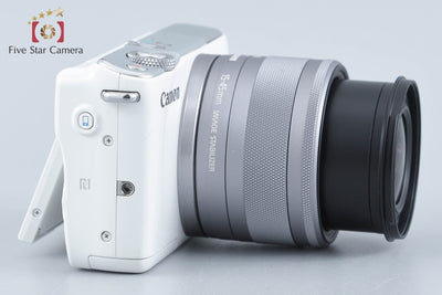 【中古】Canon キヤノン EOS M10 EF-M 15-45 IS STM レンズキット ホワイト