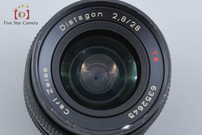 【中古】CONTAX コンタックス Carl Zeiss Distagon 28mm f/2.8 T* AEJ
