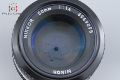 【中古】Nikon ニコン Ai NIKKOR 50mm f/1.4 爪無し