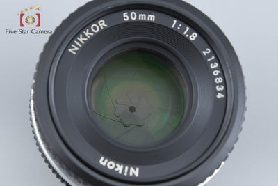 【中古】Nikon ニコン Ai-S NIKKOR 50mm f/1.8