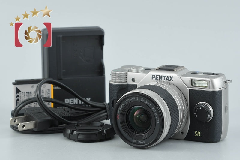 【中古】PENTAX ペンタックス Q7 ズームレンズキット シルバー シャッター回数僅少