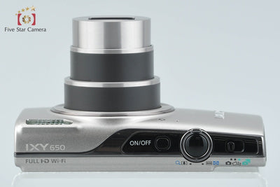 【中古】Canon キヤノン IXY 650 シルバー コンパクトデジタルカメラ