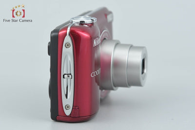 【中古】Nikon ニコン COOLPIX L26 レッド コンパクトデジタルカメラ