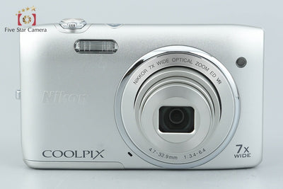 【中古】Nikon ニコン COOLPIX S3500 クリスタルシルバー コンパクトデジタルカメラ