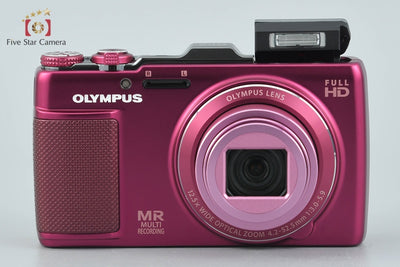 【中古】OLYMPUS オリンパス STYLUS SH-25MR レッド コンパクトデジタルカメラ
