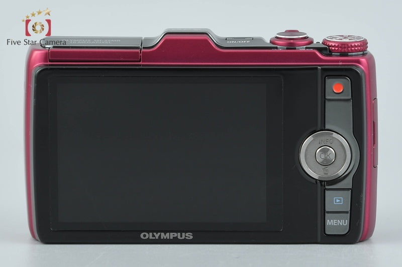 中古】OLYMPUS オリンパス STYLUS SH-25MR レッド コンパクトデジタル