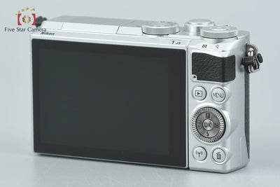 【中古】Nikon ニコン 1 J5 シルバー 標準パワーズームキット 元箱付き
