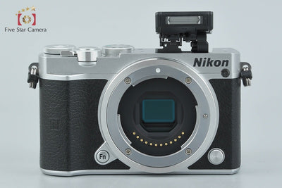 【中古】Nikon ニコン 1 J5 シルバー 標準パワーズームキット 元箱付き