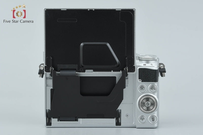 中古】Nikon ニコン 1 J5 シルバー 標準パワーズームキット 元箱付き