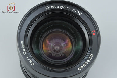 【中古】CONTAX コンタックス Carl Zeiss Distagon 18mm f/4 T* AEG 元箱付き