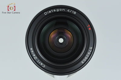 【中古】CONTAX コンタックス Carl Zeiss Distagon 18mm f/4 T* AEG 元箱付き