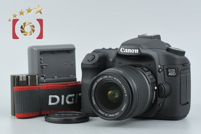 【中古】Canon キヤノン EOS 40D EF-S 18-55 IS レンズキット シャッター回数僅少