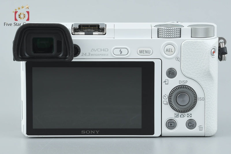 中古】SONY ソニー α6000 ILCE-6000 ホワイト パワーズームレンズ