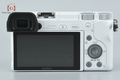 【中古】SONY ソニー α6000 ILCE-6000 ホワイト パワーズームレンズキット 多言語対応