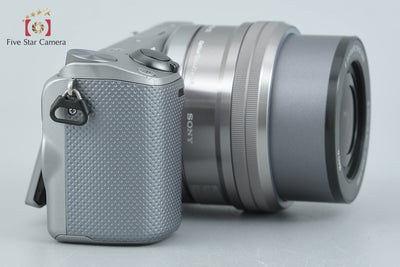 【中古】SONY ソニー α NEX-5R パワーズームレンズキット シルバー シャッター回数僅少 元箱付き 多言語対応