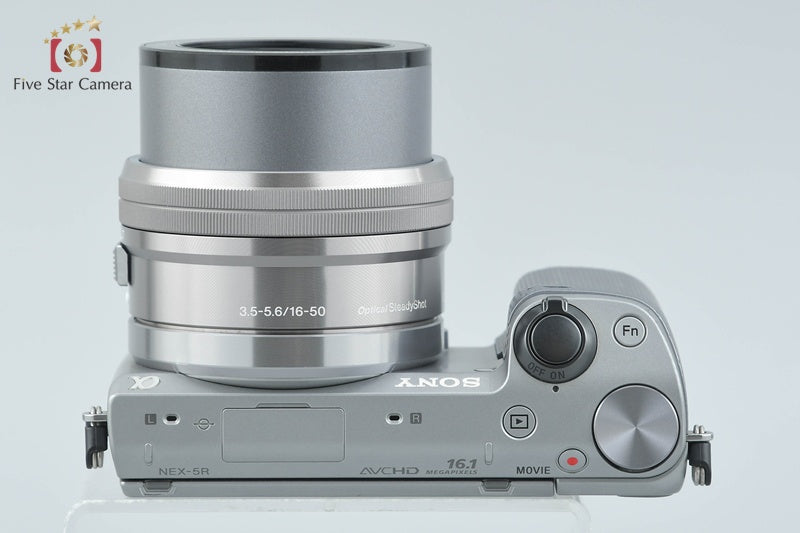 中古】SONY ソニー α NEX-5R パワーズームレンズキット シルバー