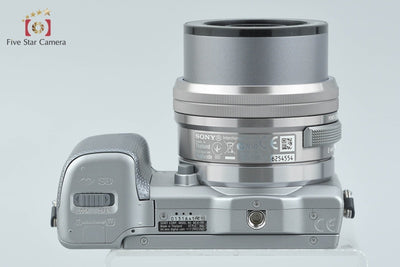 【中古】SONY ソニー α NEX-5R パワーズームレンズキット シルバー シャッター回数僅少 元箱付き 多言語対応